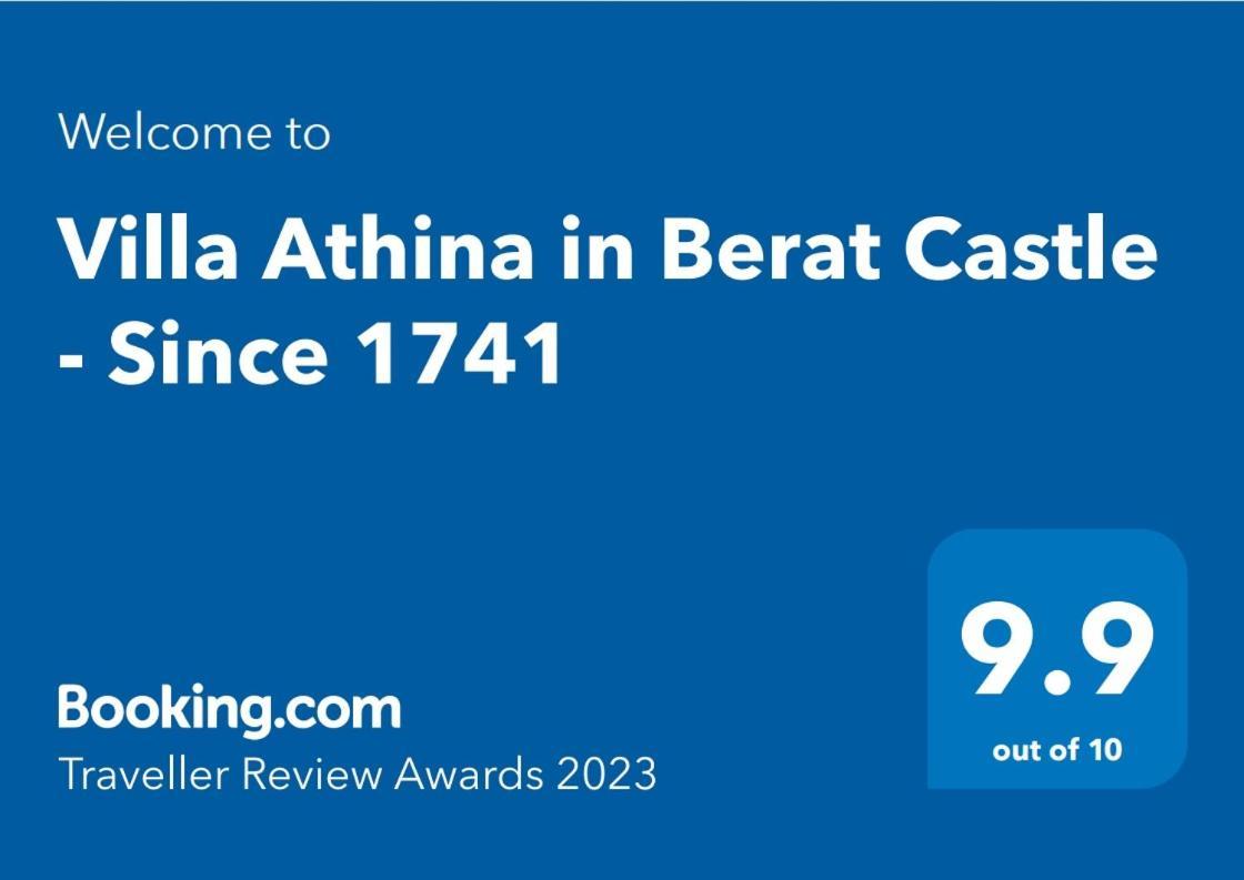 Villa Athina In Berat Castle - Since 1741 מראה חיצוני תמונה